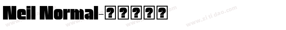 Neil Normal字体转换